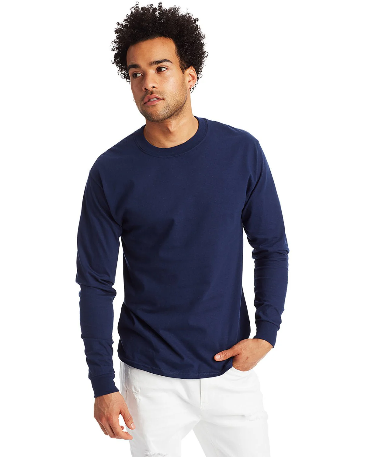 5186-Hanes-NAVY - Cheap-Us