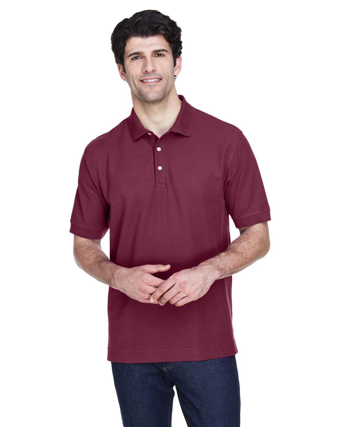 D100-Devon & Jones-BURGUNDY - Cheap-Us