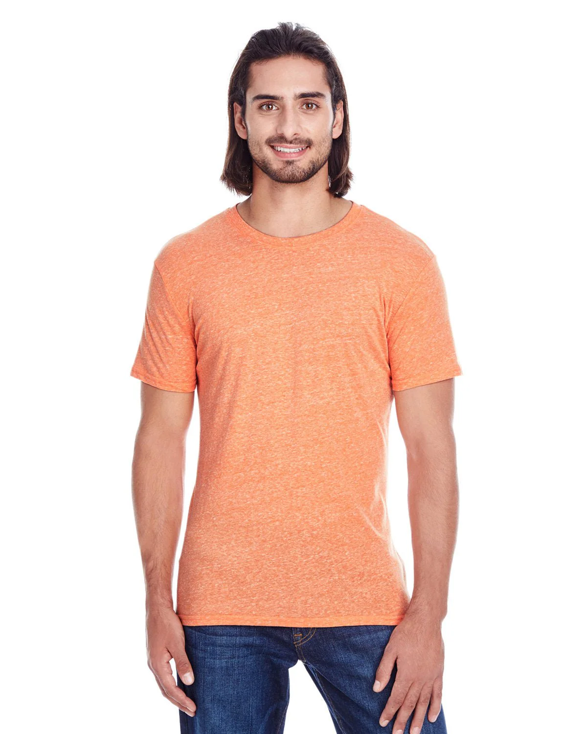 102A-Threadfast Apparel-ORANGE TRIBLEND - Cheap-Us