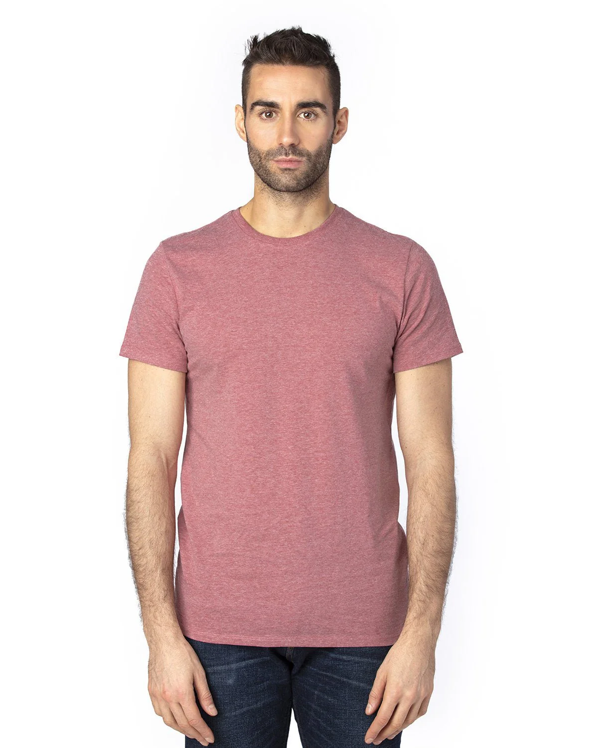 100A-Threadfast Apparel-MAROON HEATHER - Cheap-Us