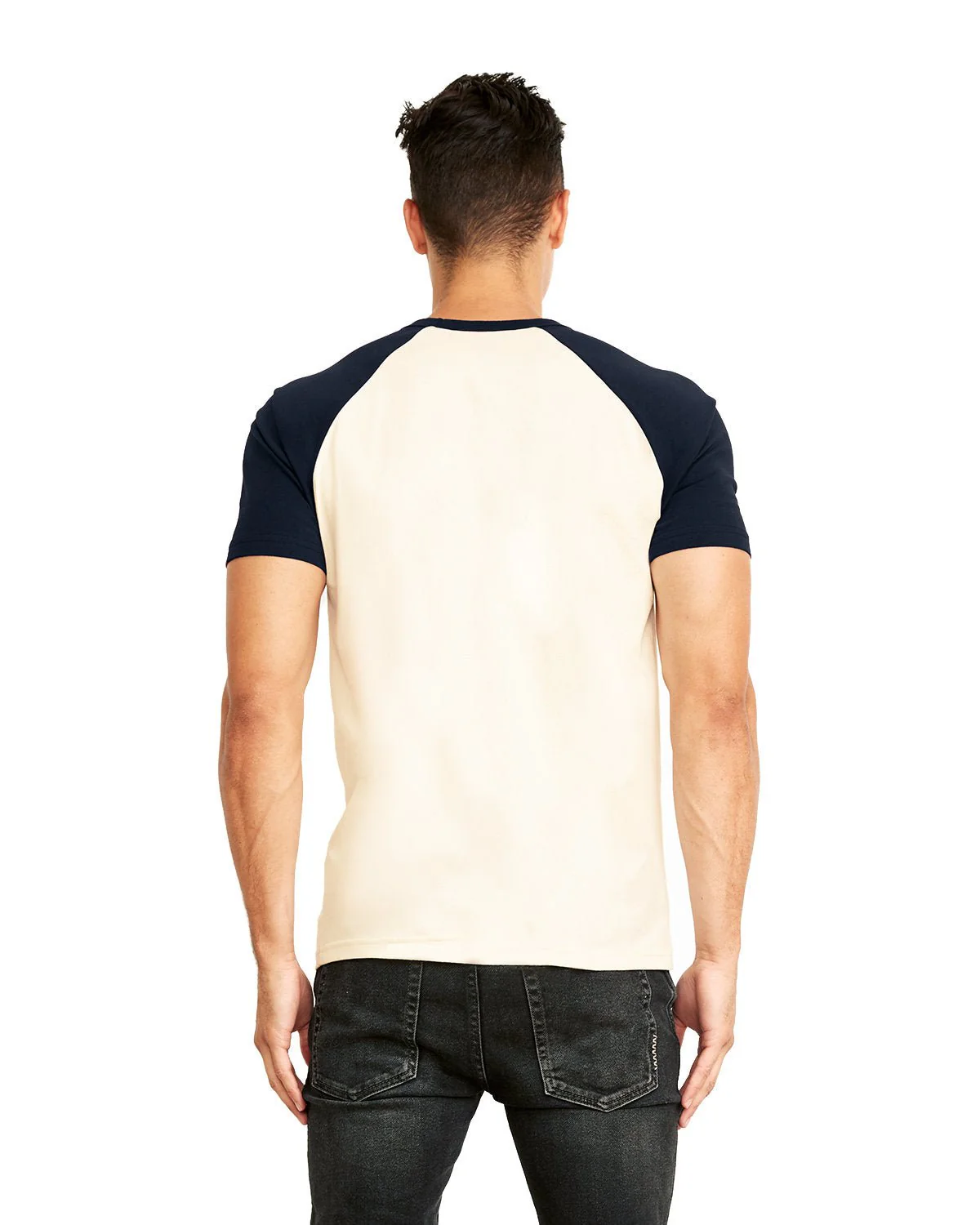 N3650-Next Level Apparel-MDNT NVY/ NATURL - Cheap-Us