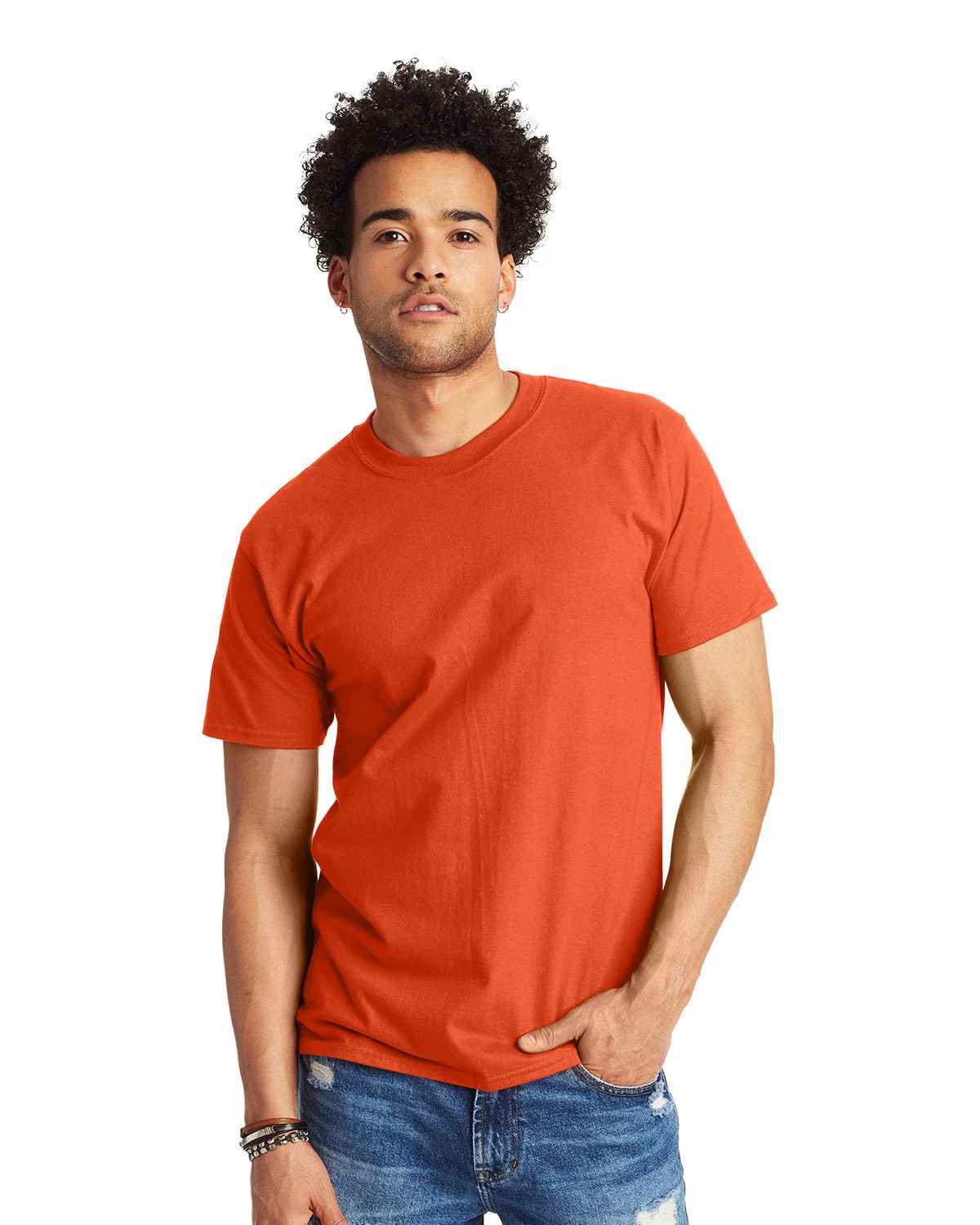 5180-Hanes-ORANGE - Cheap-Us