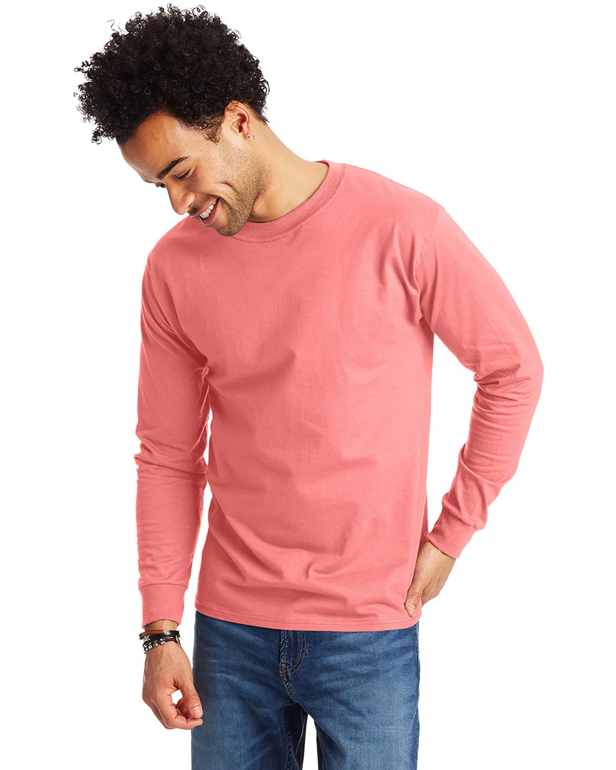 5186-Hanes-CHARISMA CORAL - Cheap-Us