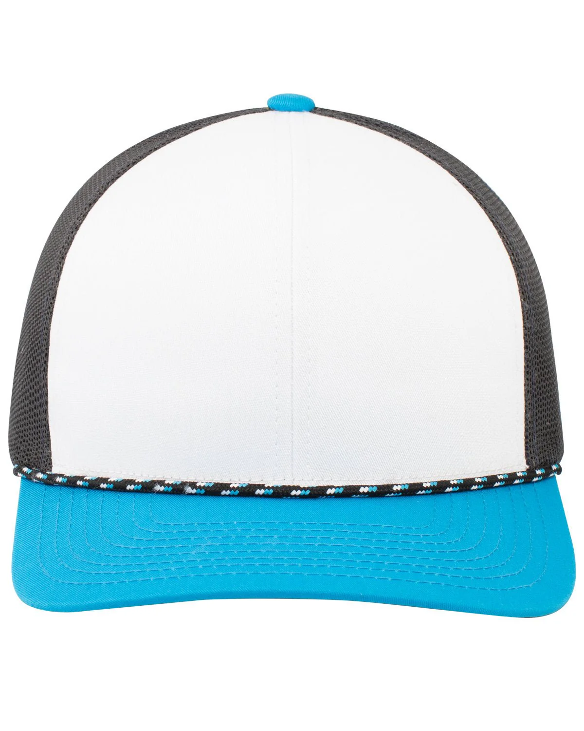 104BR-Pacific Headwear-WHT/ NAVY/ PN TL - Cheap-Us