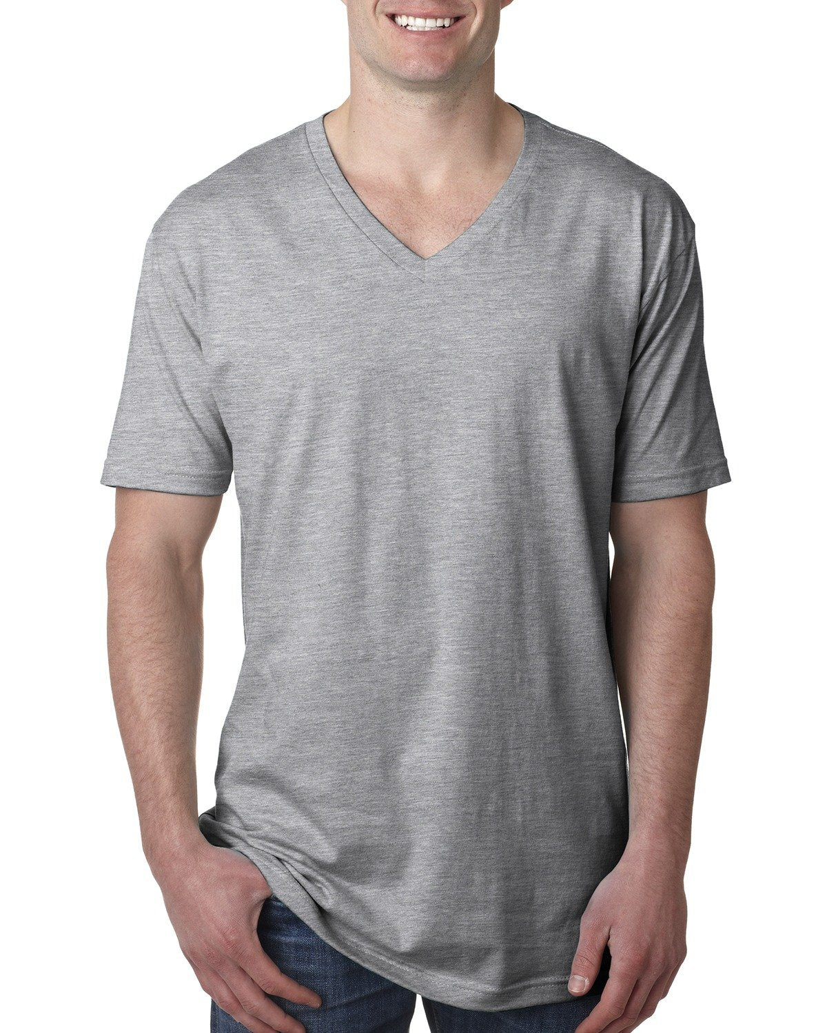 N3200-Next Level Apparel-HEATHER GRAY - Cheap-Us
