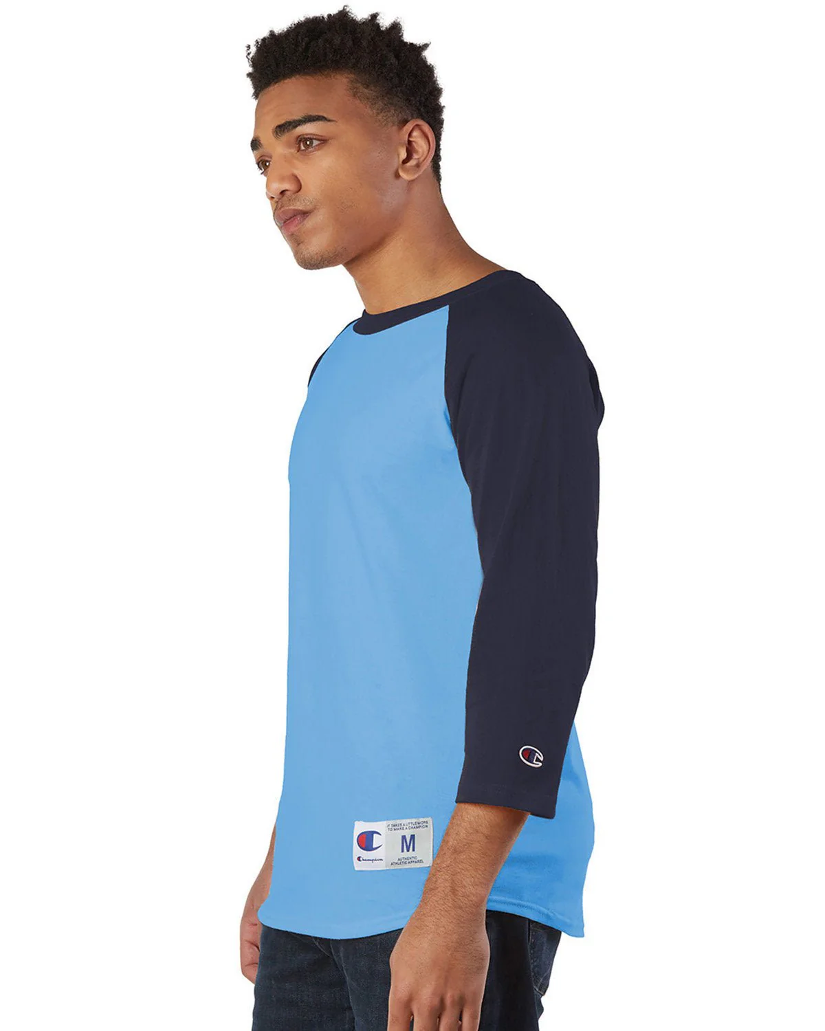 T1397-Champion-LIGHT BLUE/ NAVY - Cheap-Us