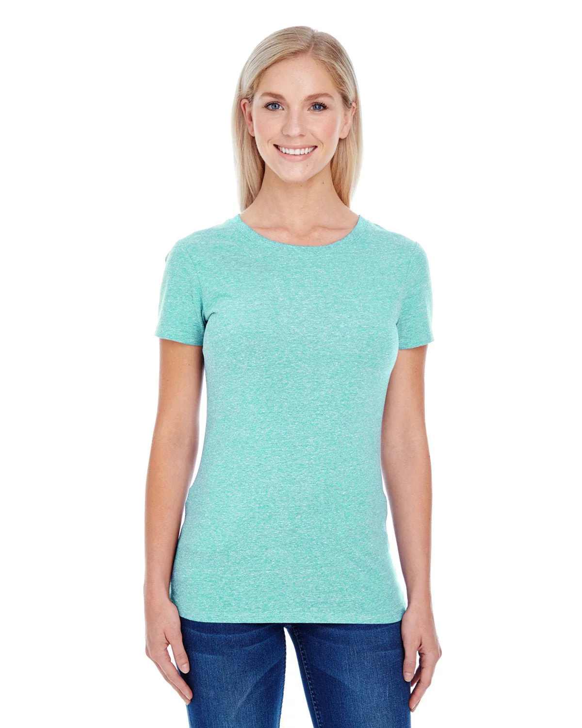 202A-Threadfast Apparel-MINT TRIBLEND - Cheap-Us