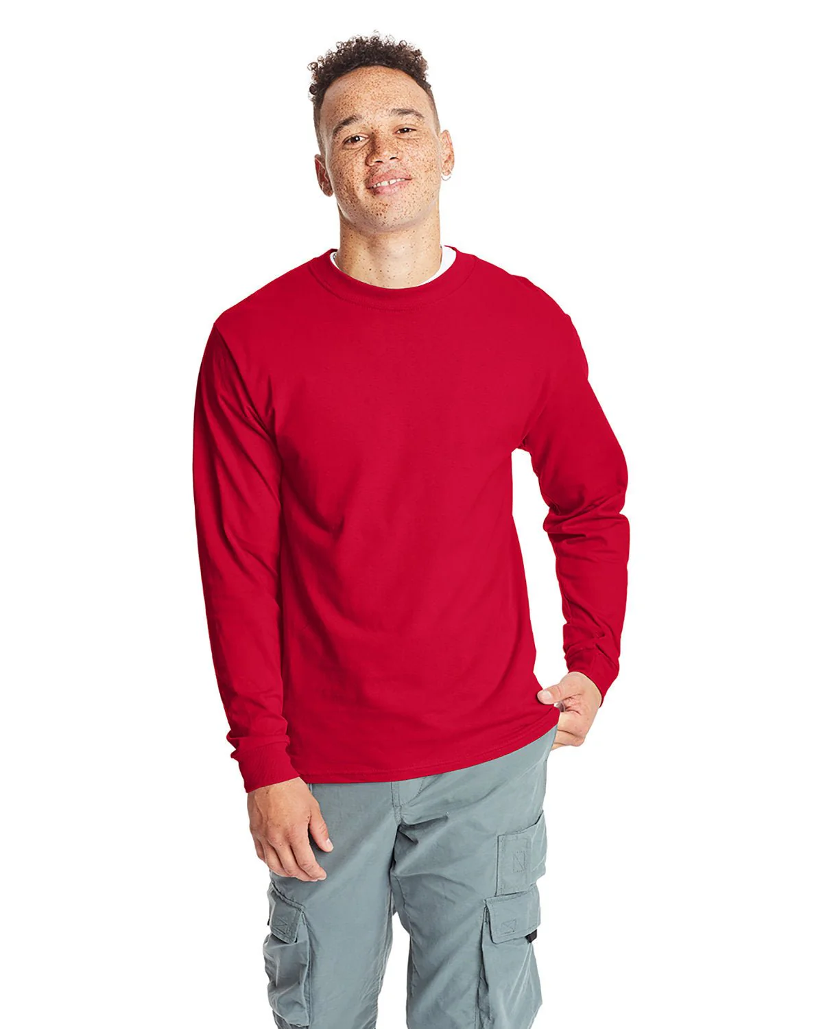 5186-Hanes-DEEP RED - Cheap-Us