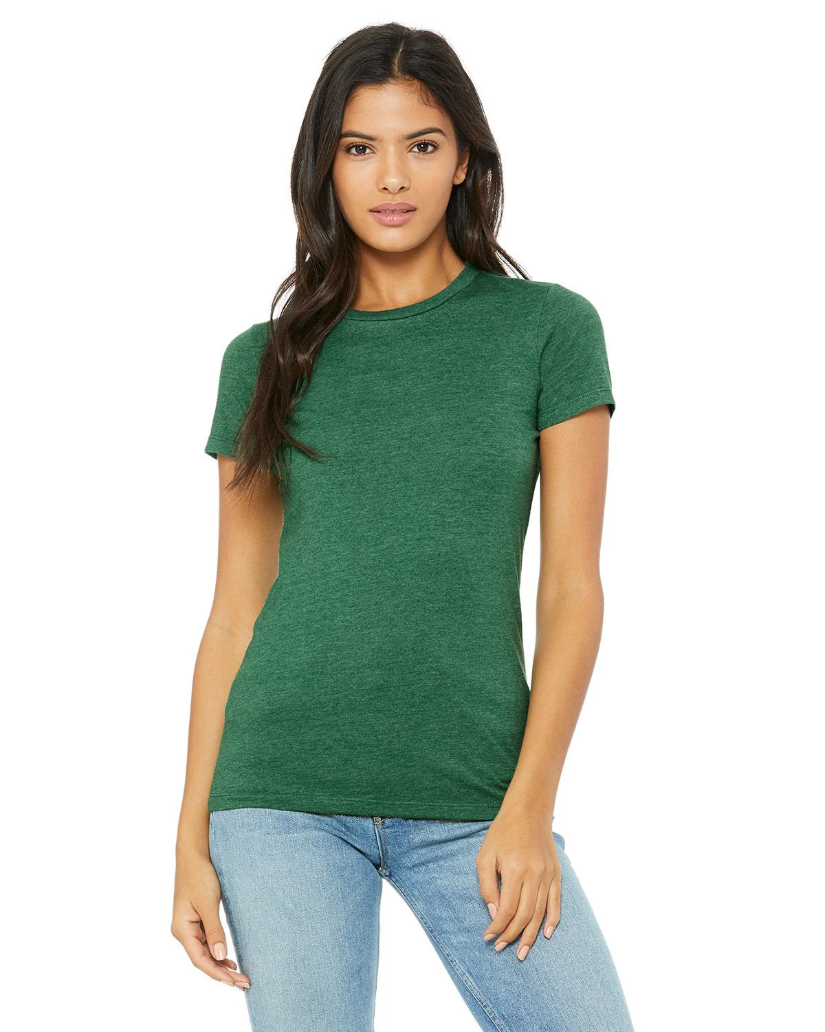 6004-Bella + Canvas-HTHR GRASS GREEN - Cheap-Us
