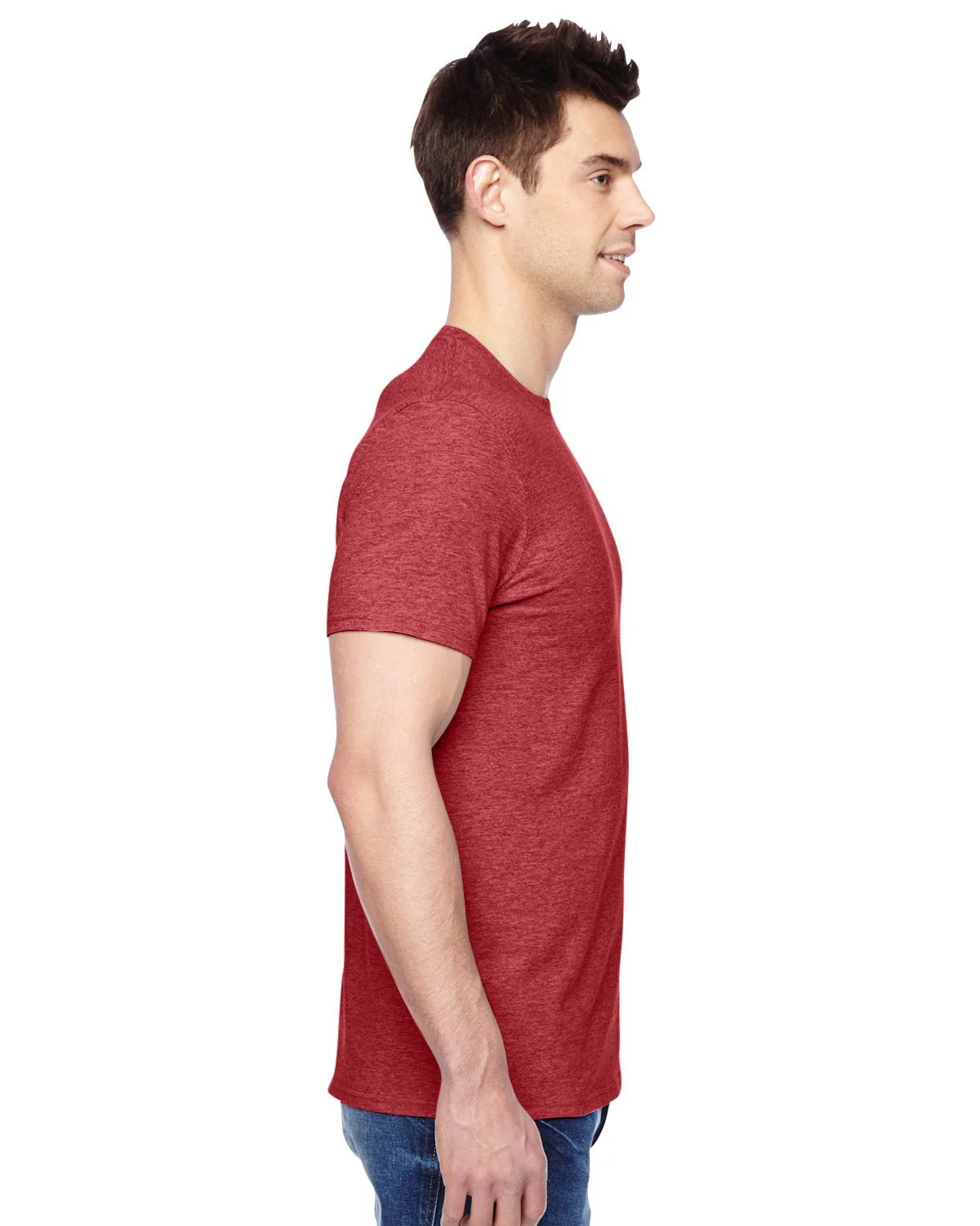 SF45R-Fruit of the Loom-BRICK HEATHER - Cheap-Us