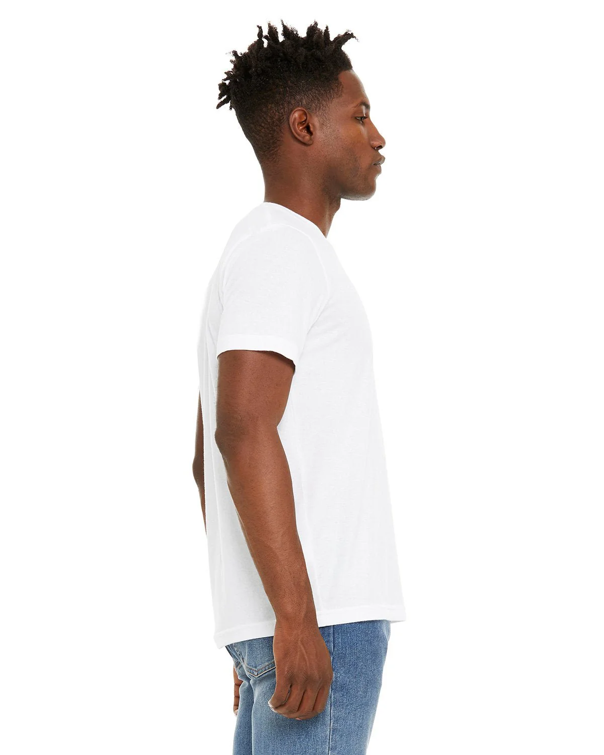 3301C-Bella + Canvas-SOLID WHT BLEND - Cheap-Us