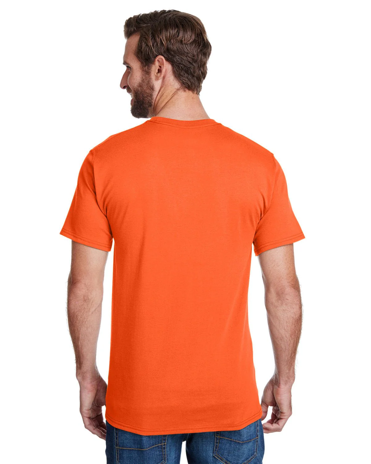 W110-Hanes-SAFETY ORANGE - Cheap-Us