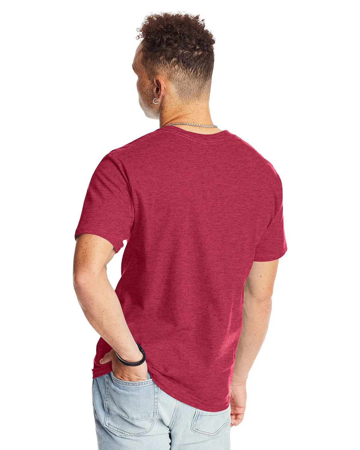 5180-Hanes-HEATHER RED - Cheap-Us
