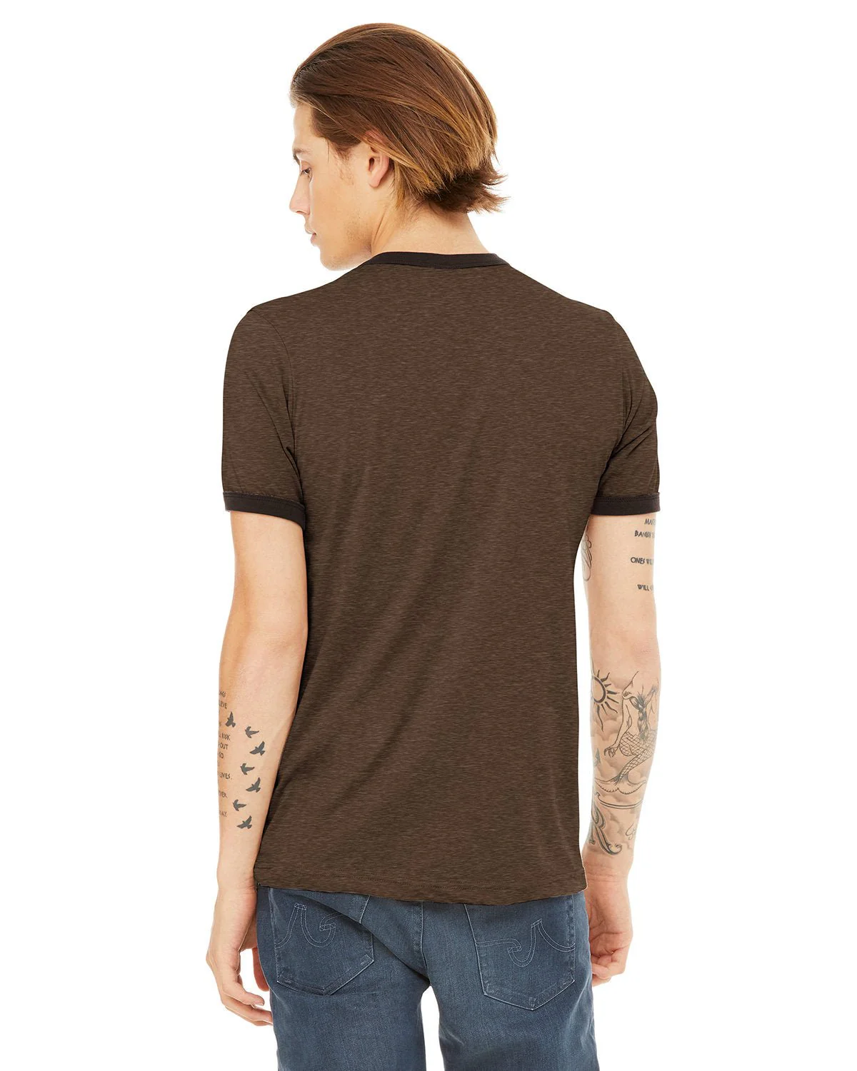 3055C-Bella + Canvas-HTHR BROWN/ BRWN - Cheap-Us