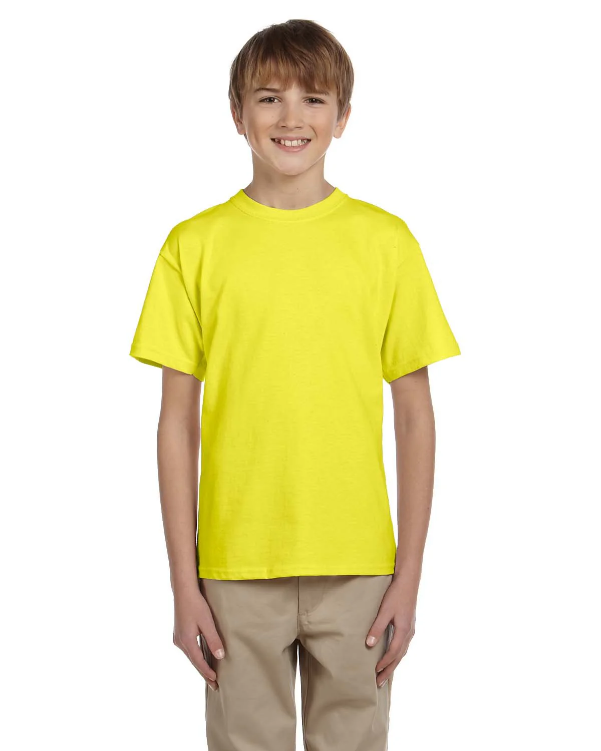 3931B-Fruit of the Loom-NEON YELLOW - Cheap-Us