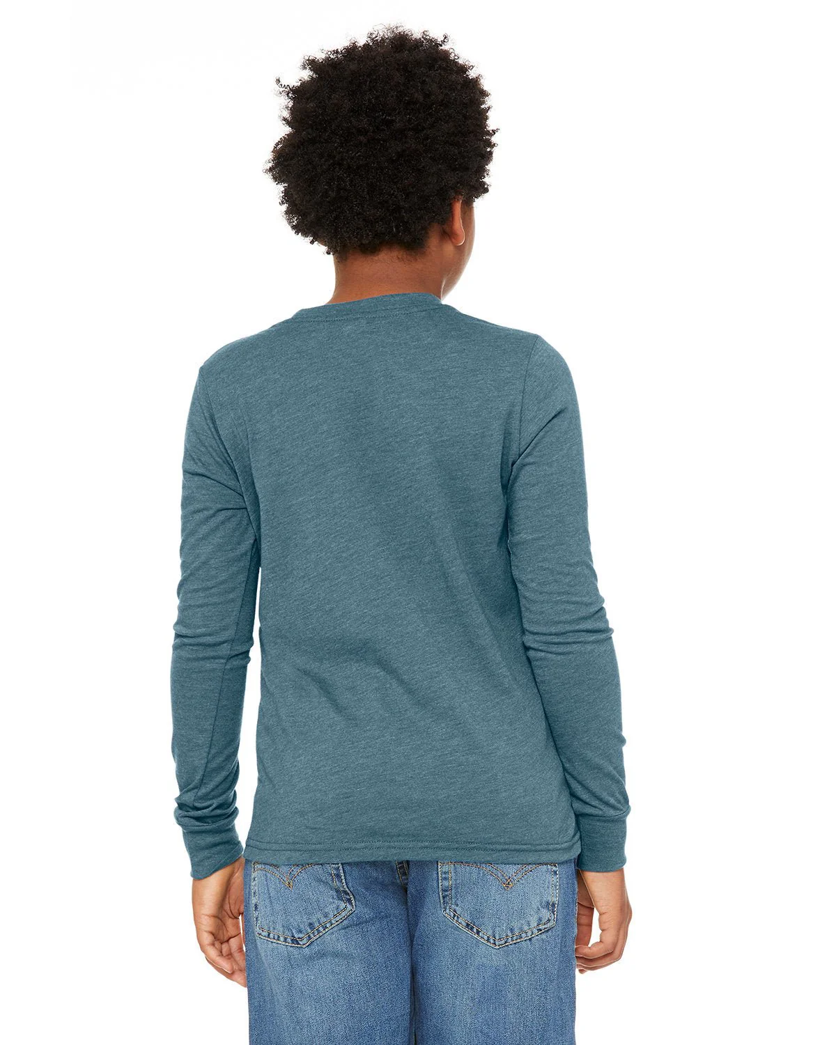 3501Y-Bella + Canvas-HTHR DEEP TEAL - Cheap-Us