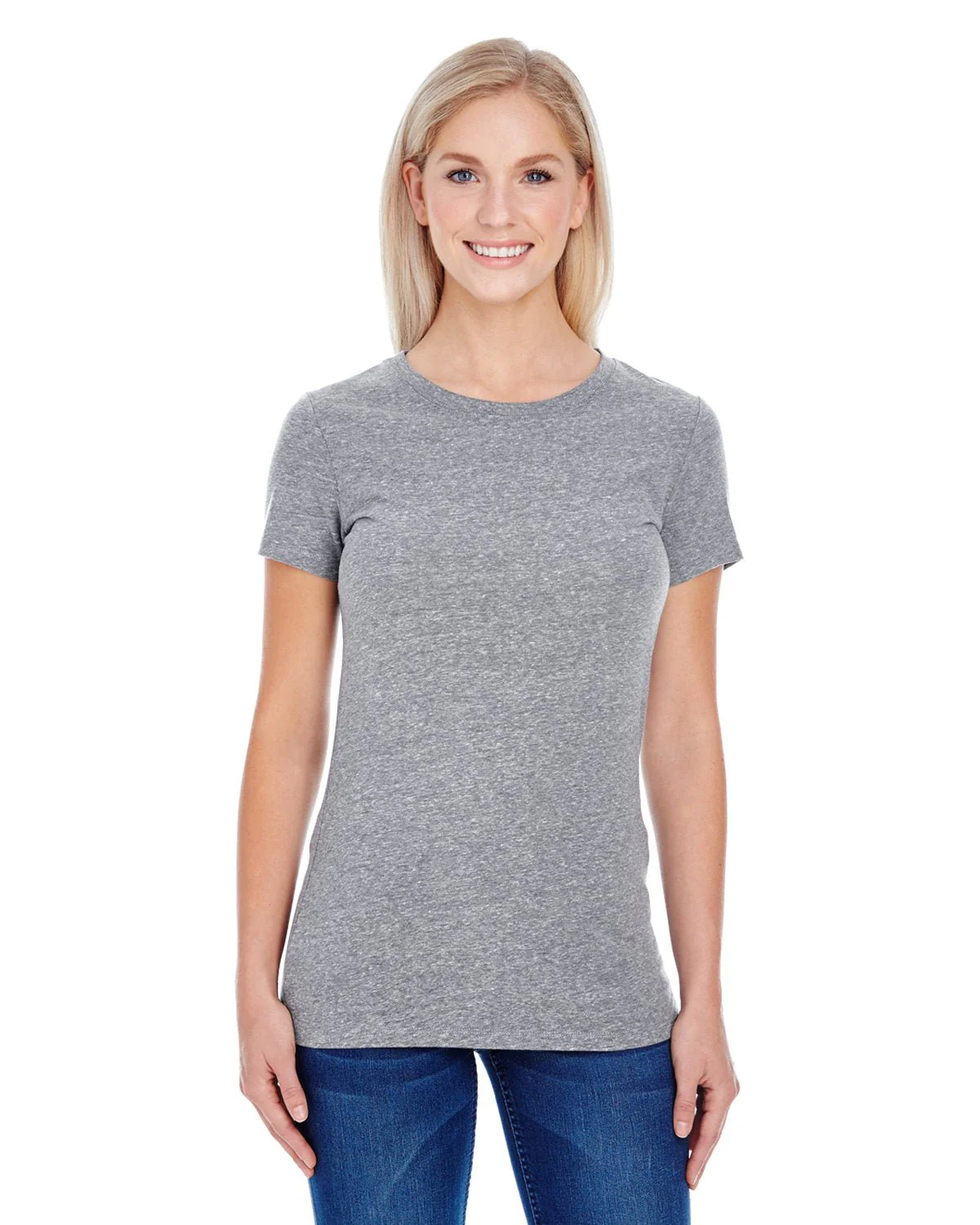 202A-Threadfast Apparel-GREY TRIBLEND - Cheap-Us