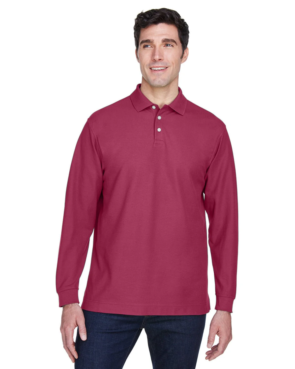 D110-Devon & Jones-BURGUNDY - Cheap-Us