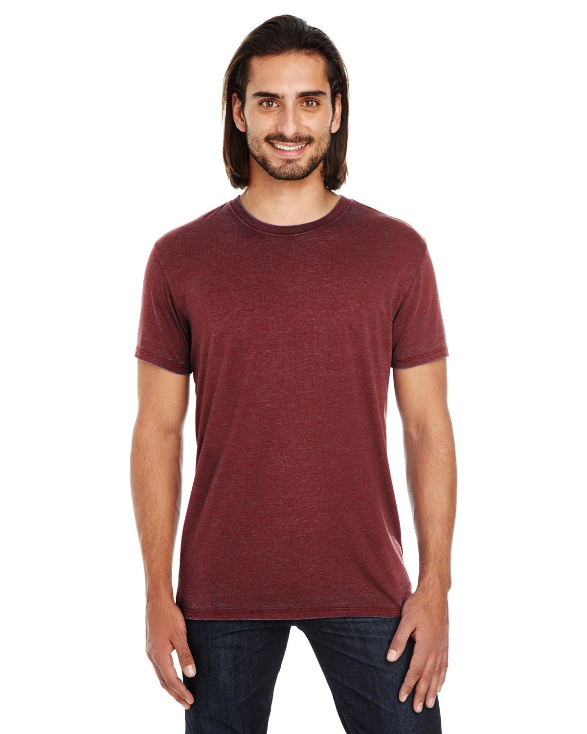115A-Threadfast Apparel-BLACK CHERRY - Cheap-Us