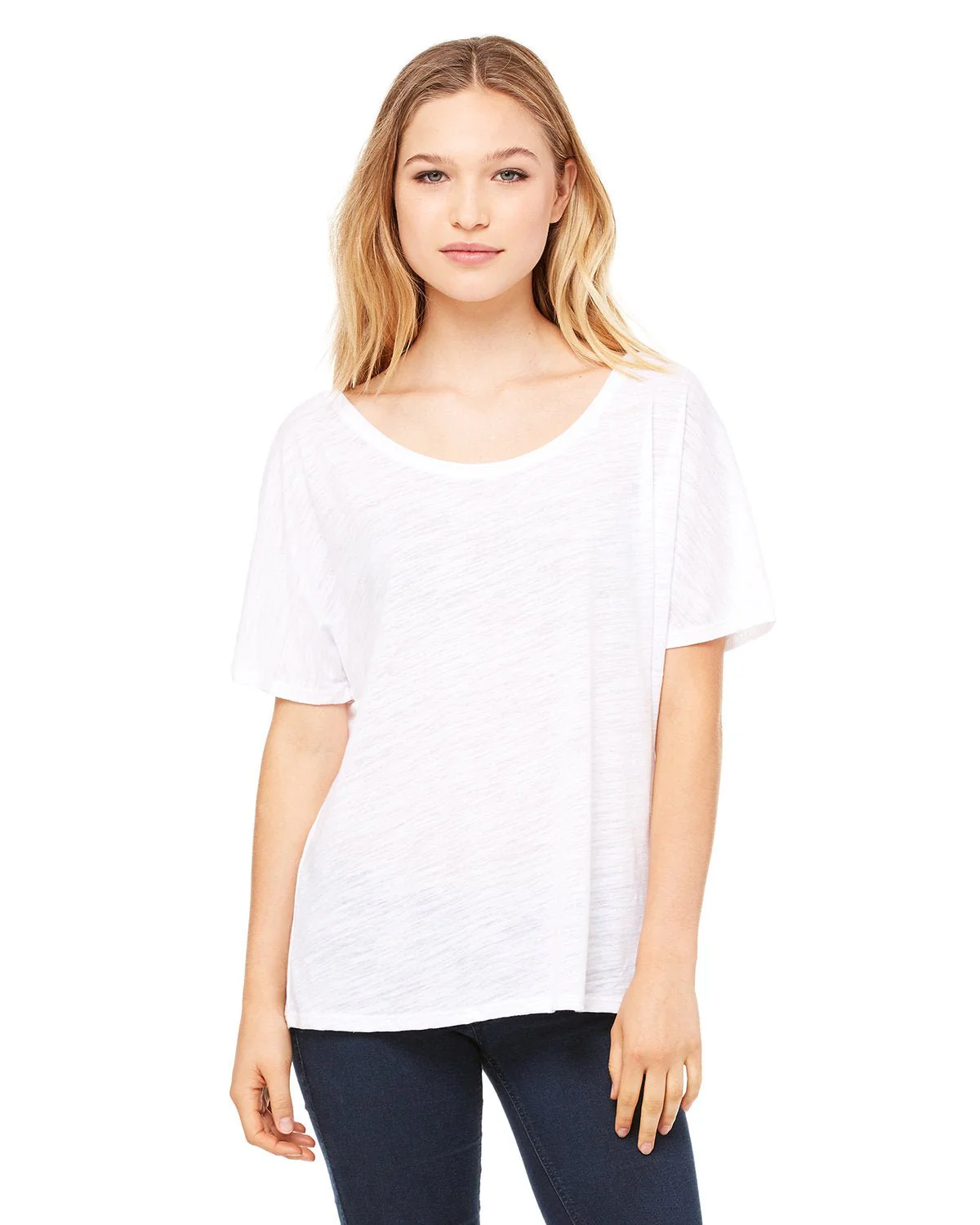 8816-Bella + Canvas-WHITE SLUB - Cheap-Us