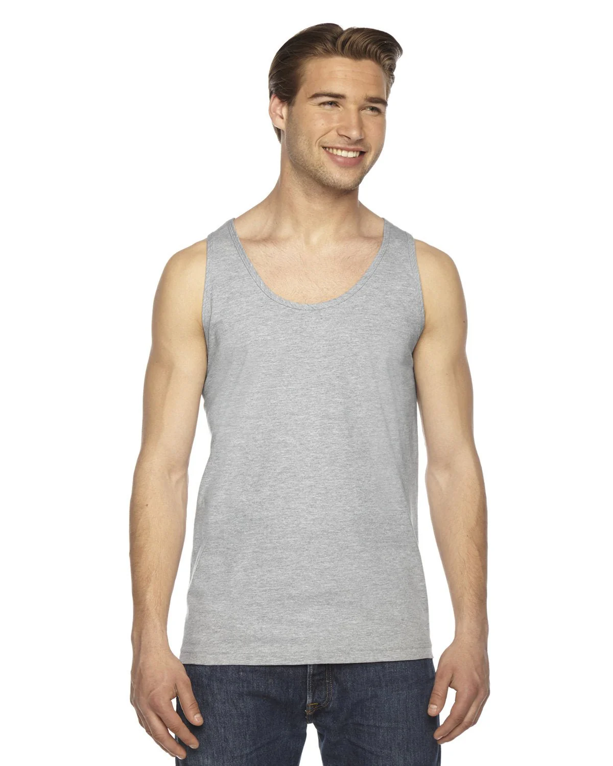 2408-American Apparel-HEATHER GREY - Cheap-Us