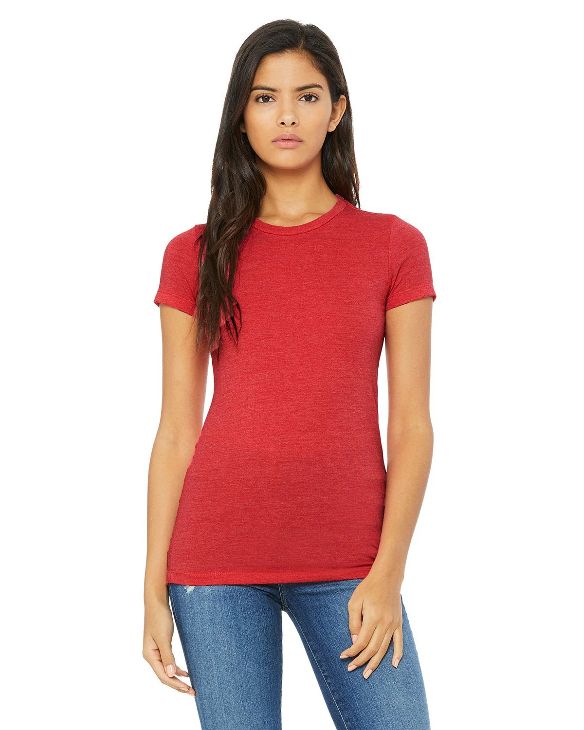 6004-Bella + Canvas-HEATHER RED - Cheap-Us