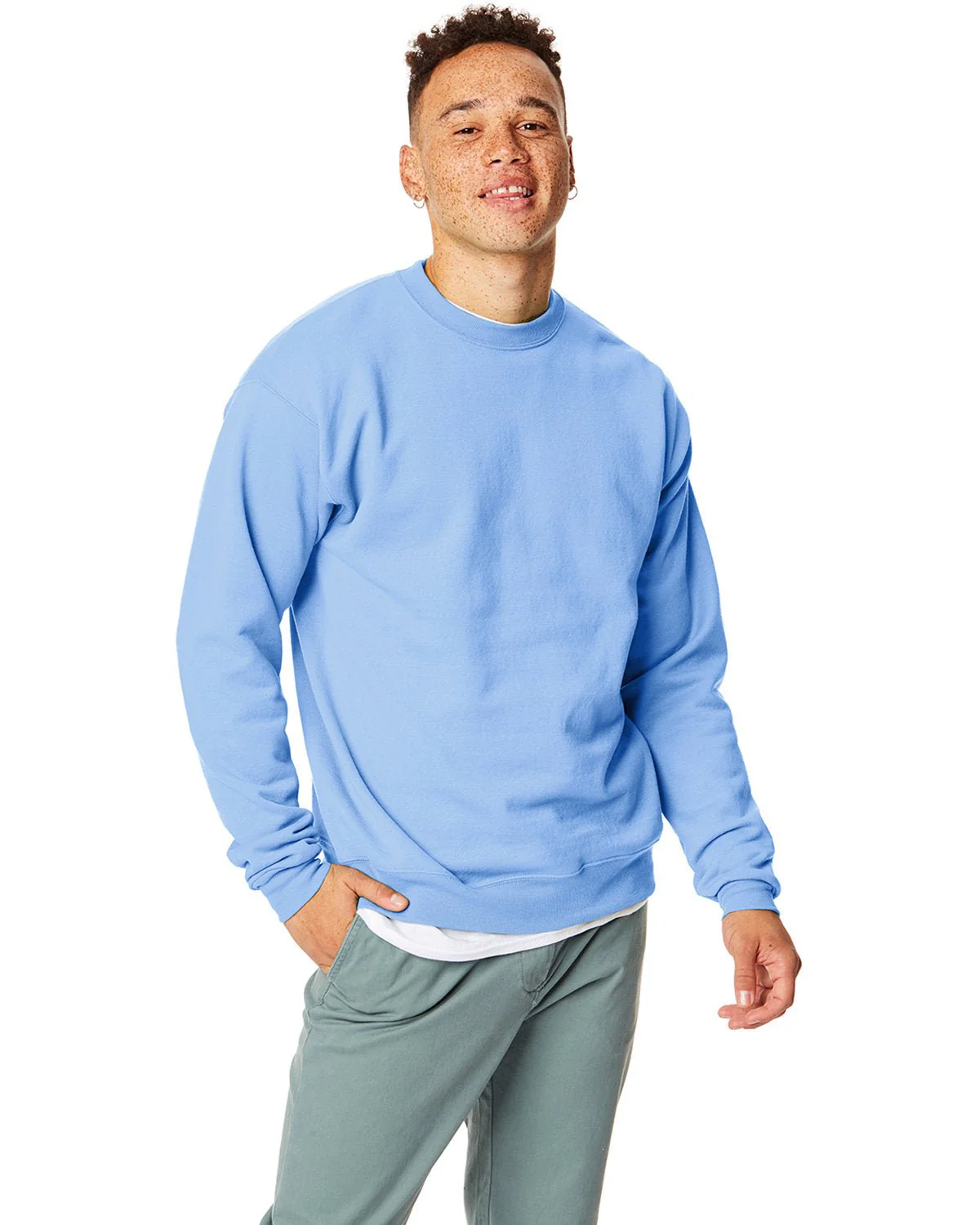 P1607-Hanes-LIGHT BLUE - Cheap-Us