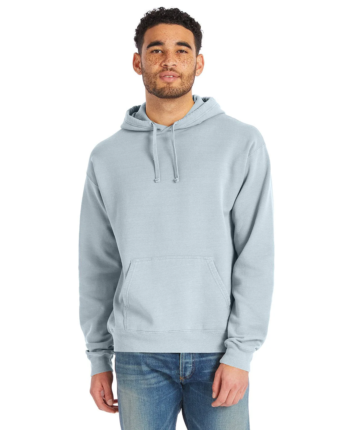 GDH450-ComfortWash by Hanes-SOOTHING BLUE - Cheap-Us