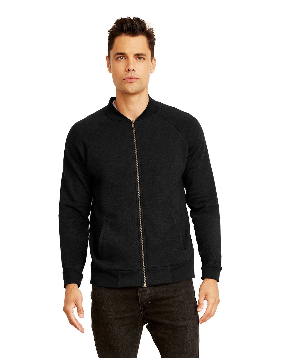 9700-Next Level Apparel-HEATHER BLACK - Cheap-Us