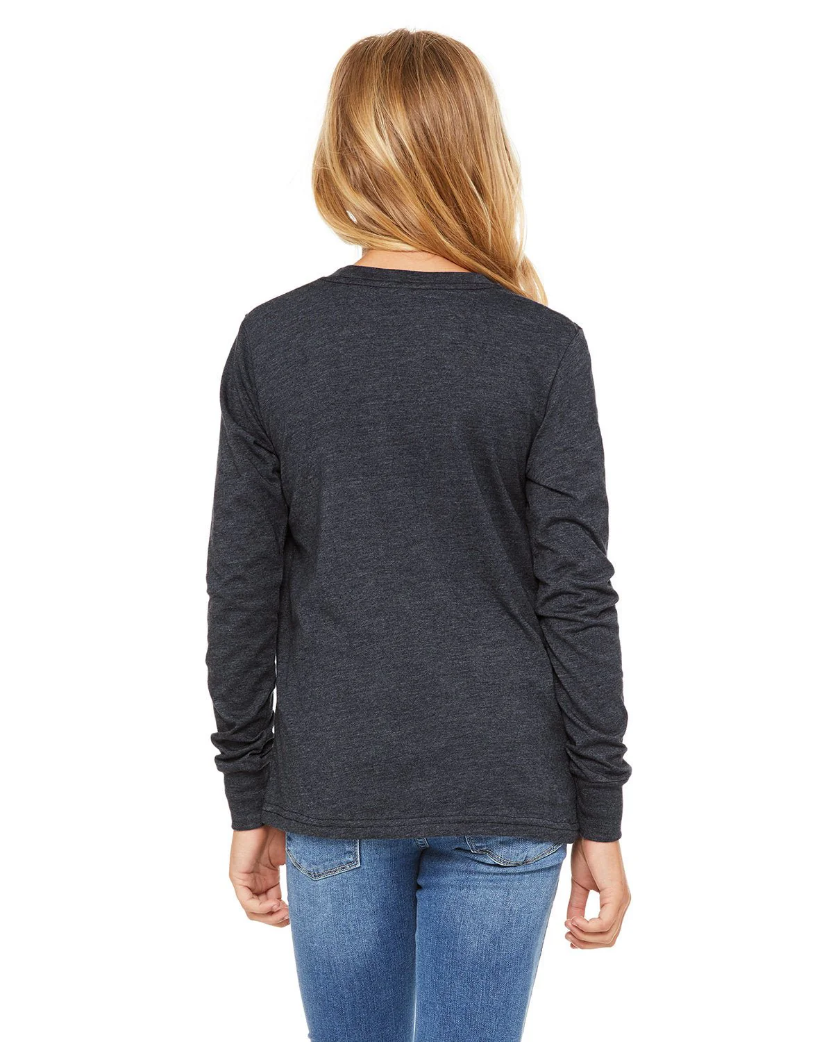 3501Y-Bella + Canvas-HEATHER NAVY - Cheap-Us