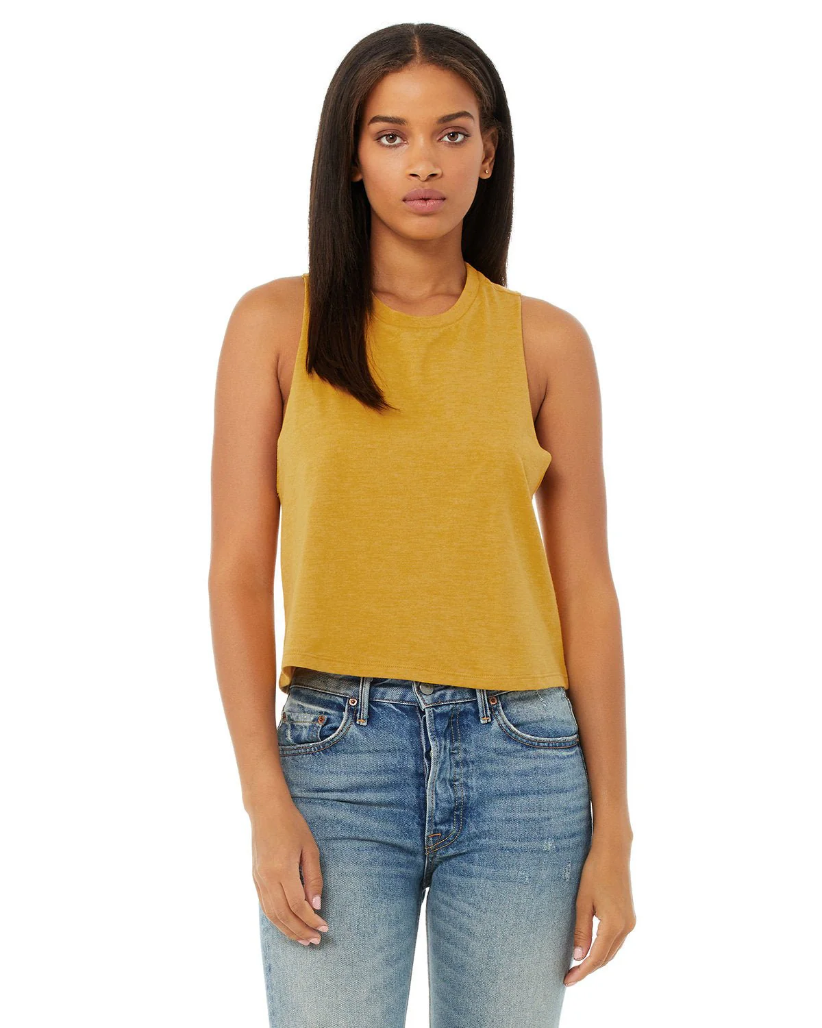6682-Bella + Canvas-HEATHER MUSTARD - Cheap-Us