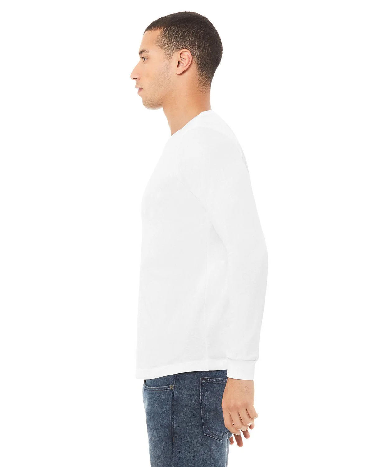 3513-Bella + Canvas-SOLID WHT TRBLND - Cheap-Us