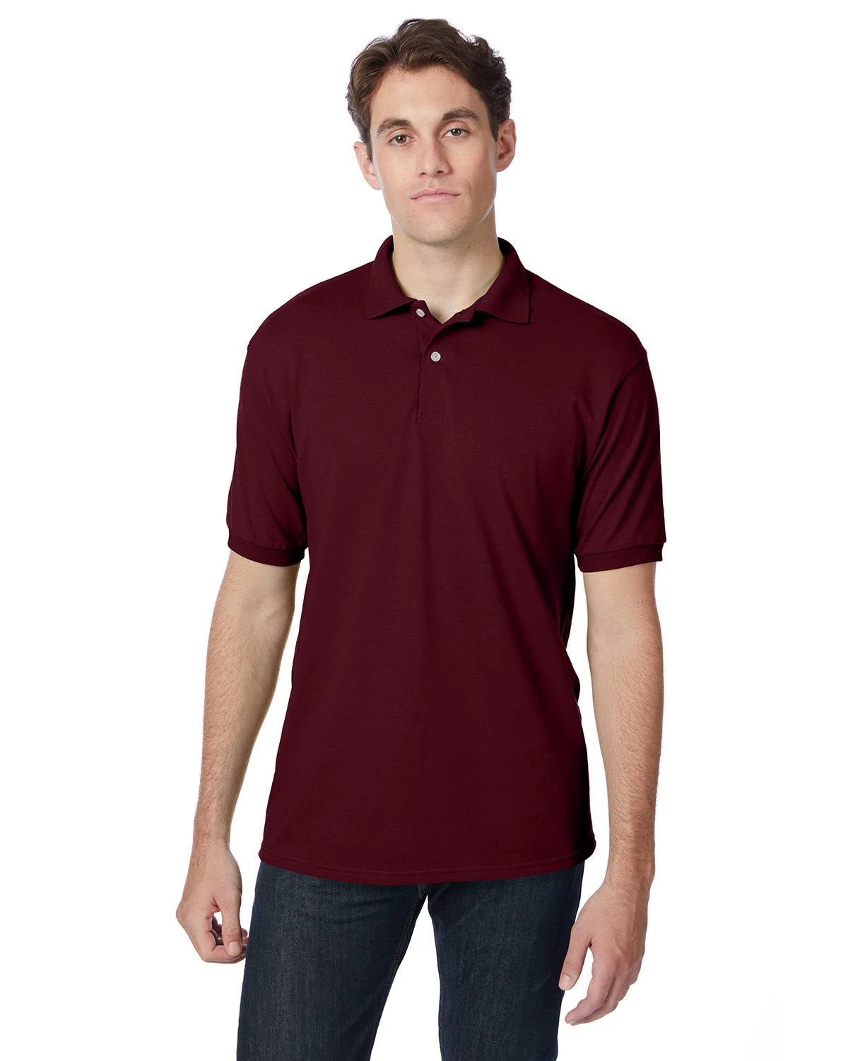 054-Hanes-MAROON - Cheap-Us
