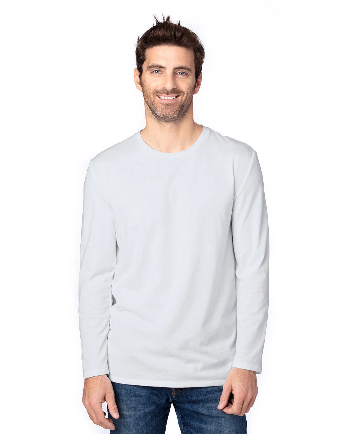100LS-Threadfast Apparel-SILVER - Cheap-Us