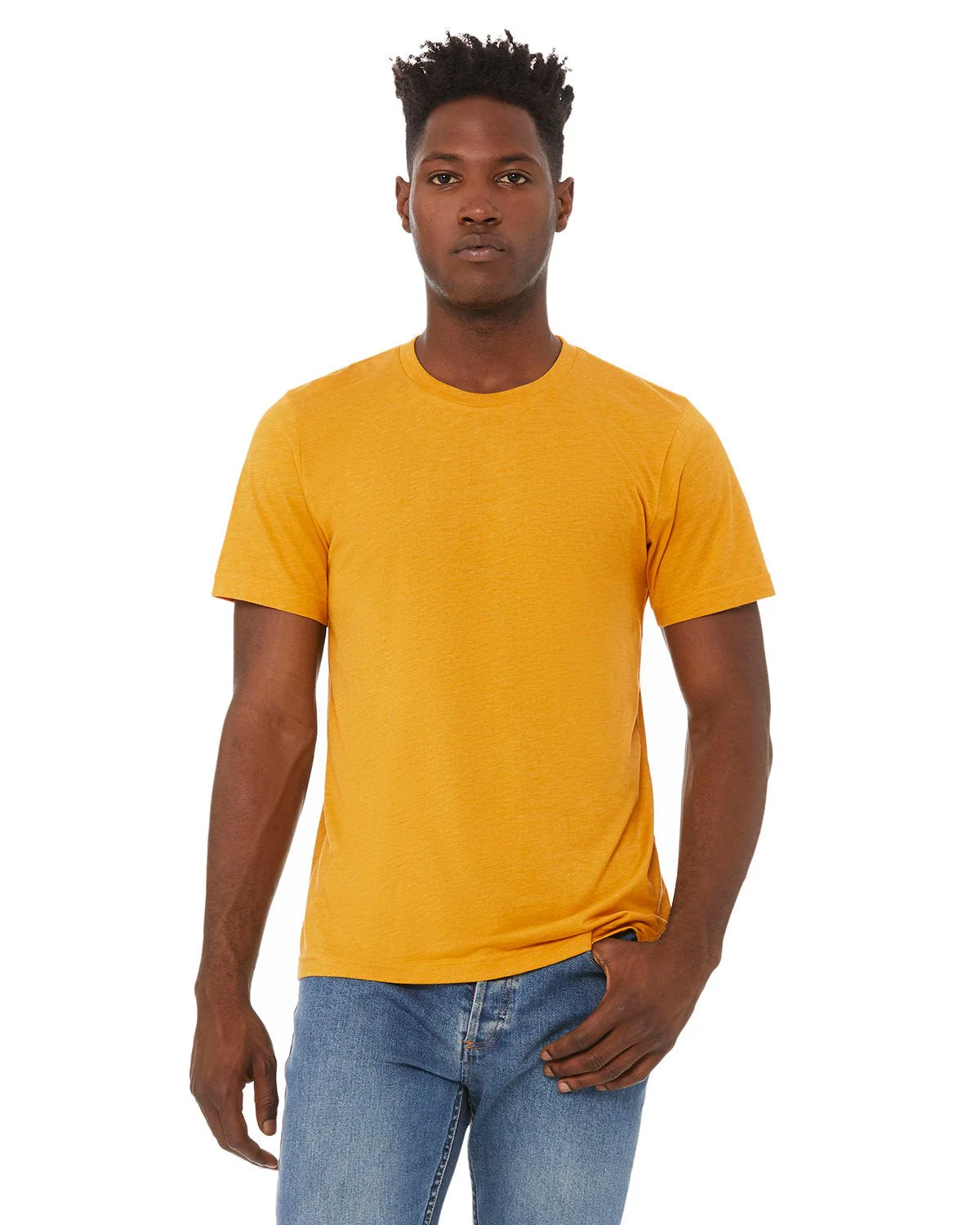 3413C-Bella + Canvas-MUSTARD TRIBLEND - Cheap-Us