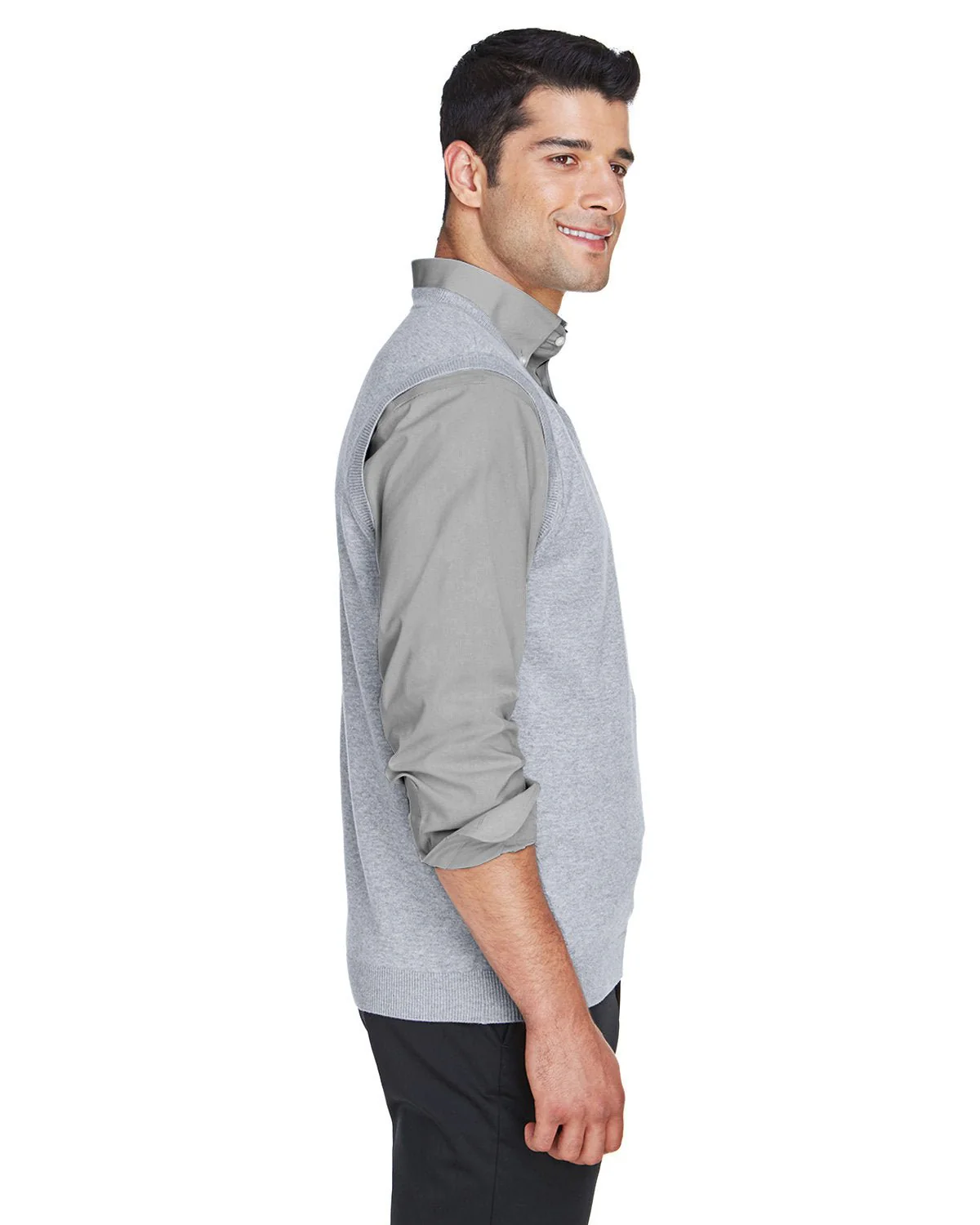 D477-Devon & Jones-GREY HEATHER - Cheap-Us