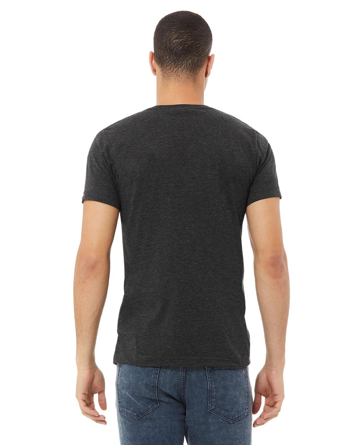 3005CVC-Bella + Canvas-DARK GRY HEATHER - Cheap-Us