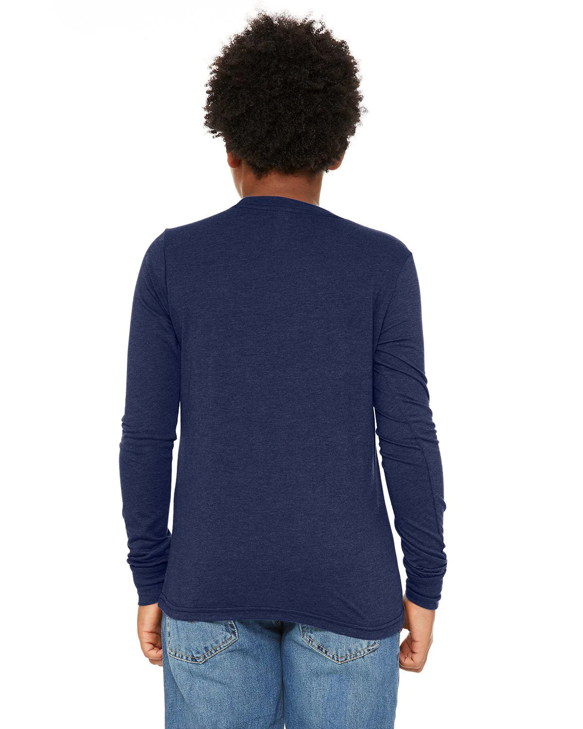 3501Y-Bella + Canvas-NAVY TRIBLEND - Cheap-Us