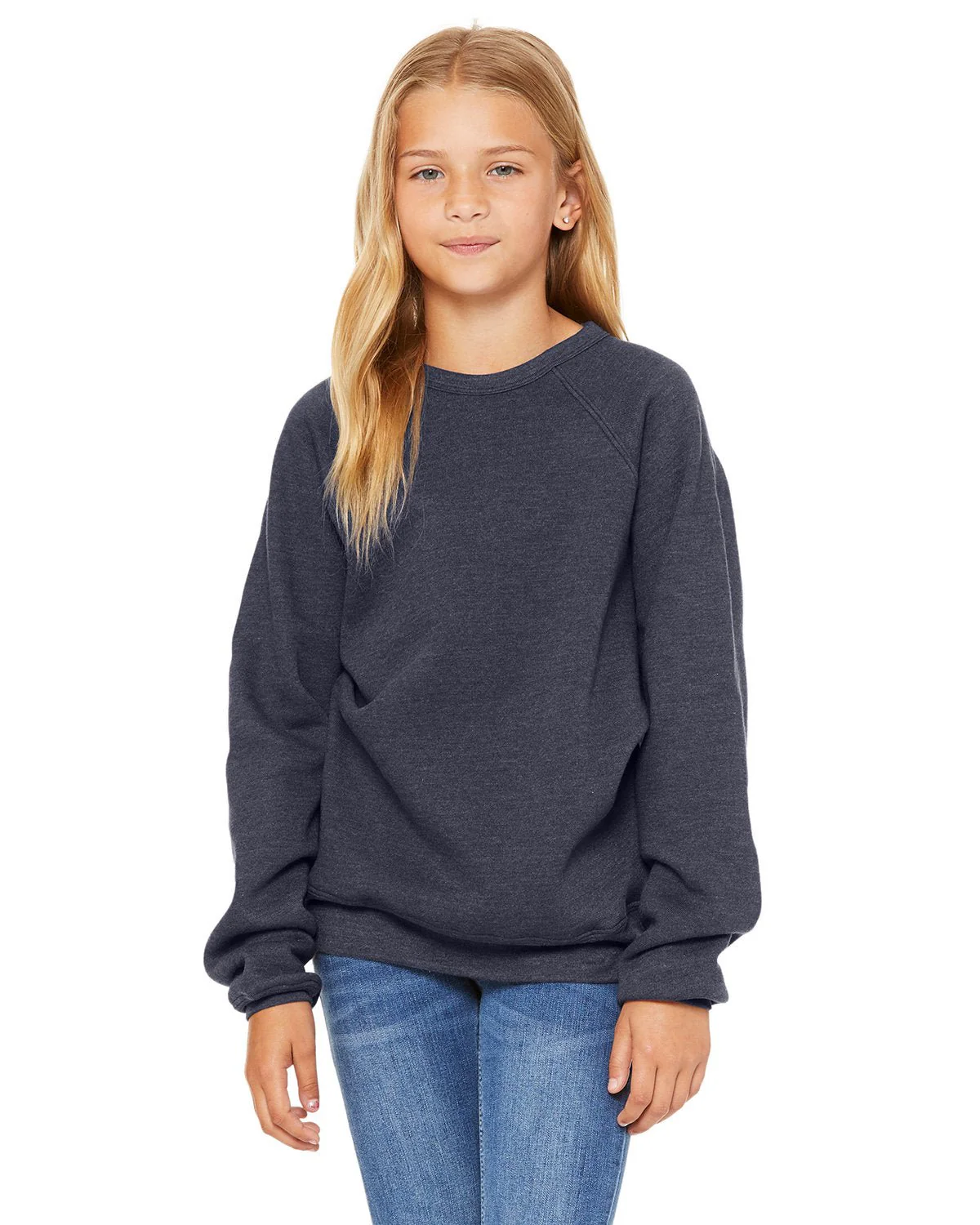 3901Y-Bella + Canvas-HEATHER NAVY - Cheap-Us