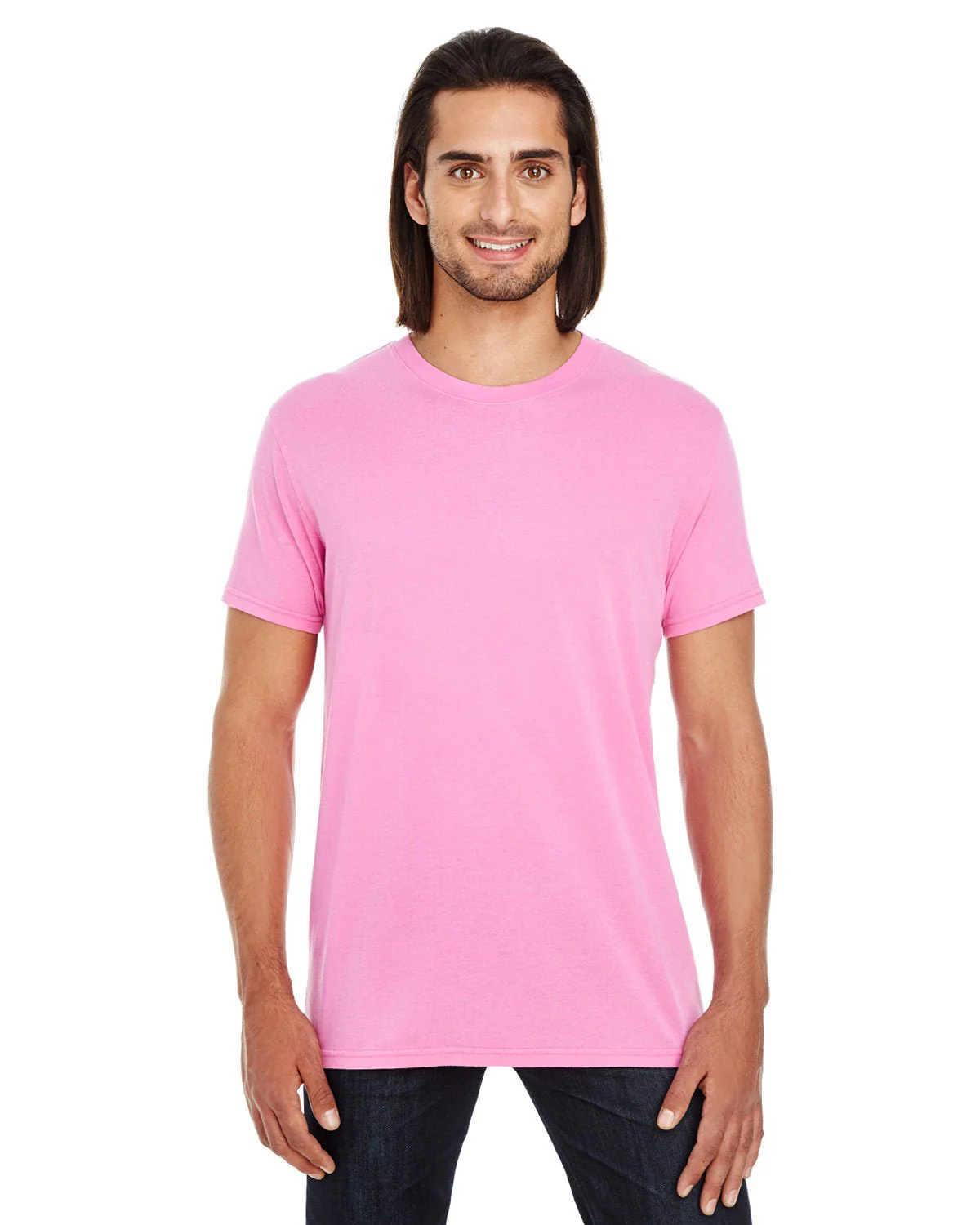 130A-Threadfast Apparel-CHARITY PINK - Cheap-Us