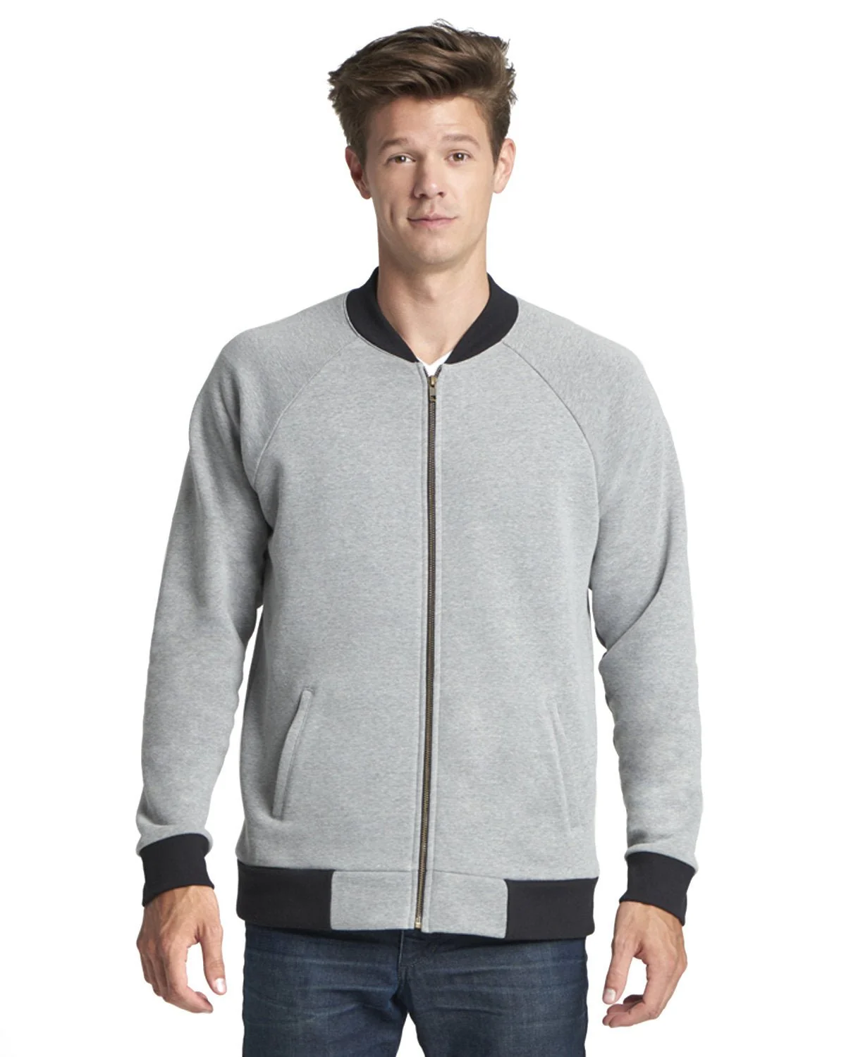 9700-Next Level Apparel-HEATHER GRAY - Cheap-Us