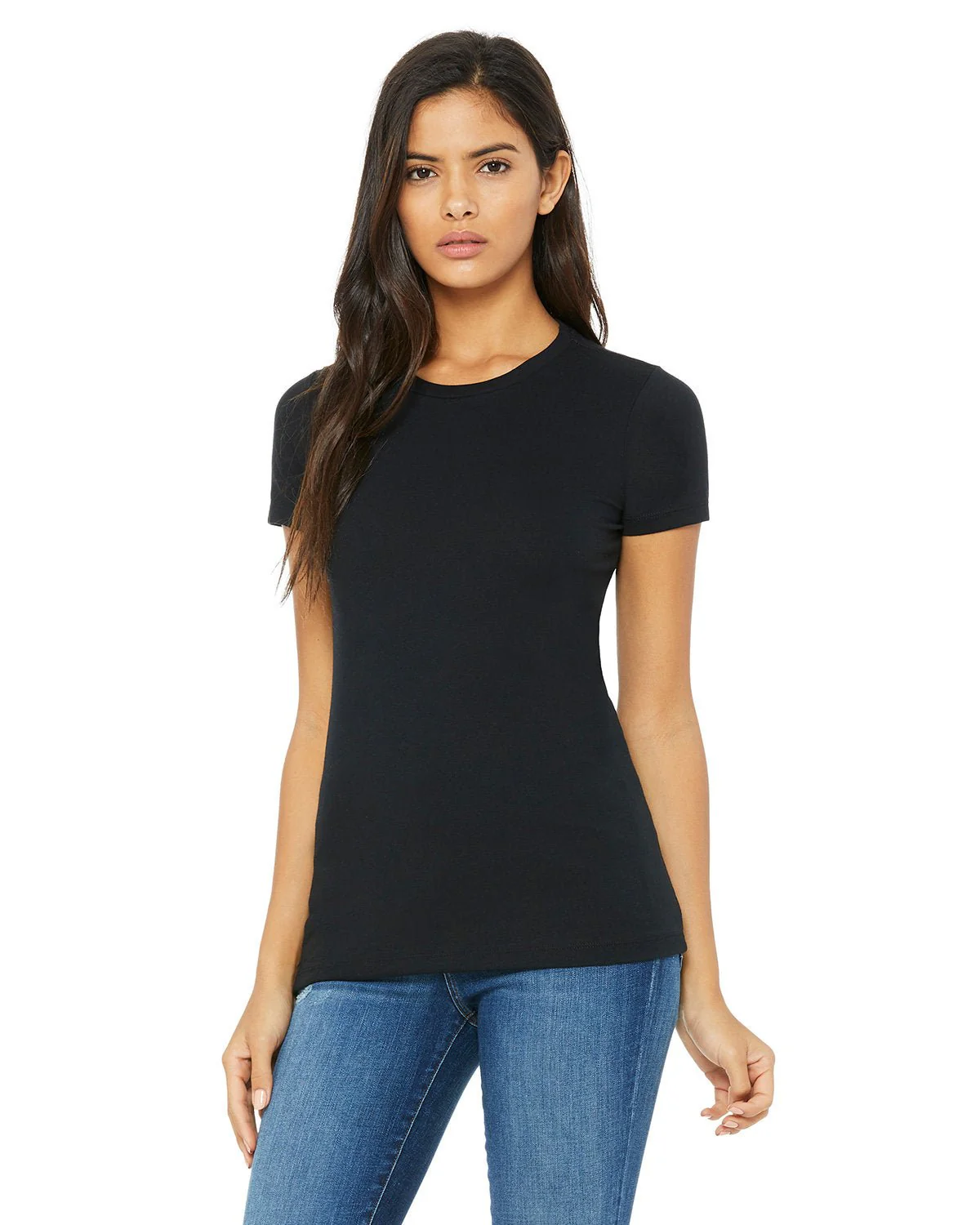 6004-Bella + Canvas-SOLID BLK BLEND - Cheap-Us