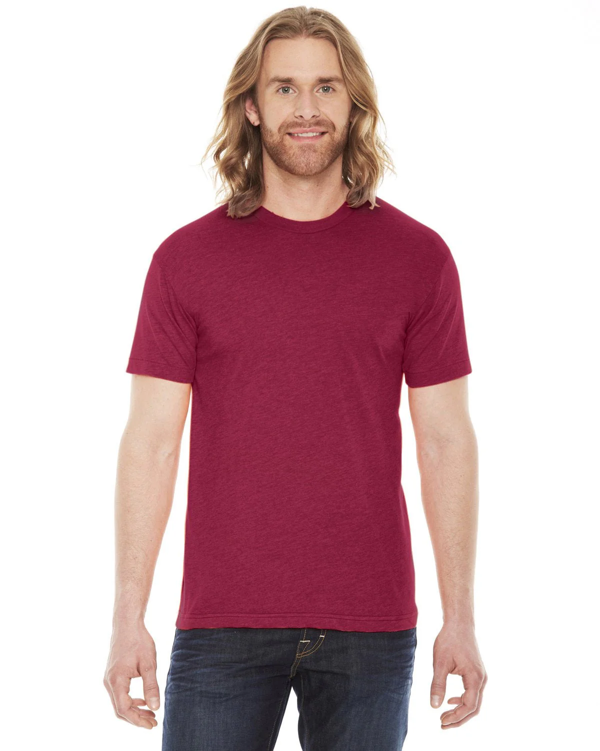 BB401W-American Apparel-HEATHER RED - Cheap-Us