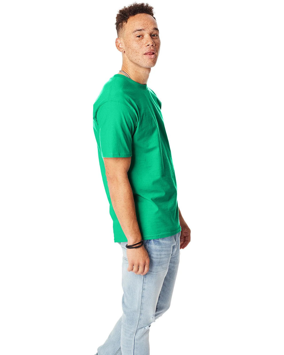 5180-Hanes-KELLY GREEN - Cheap-Us