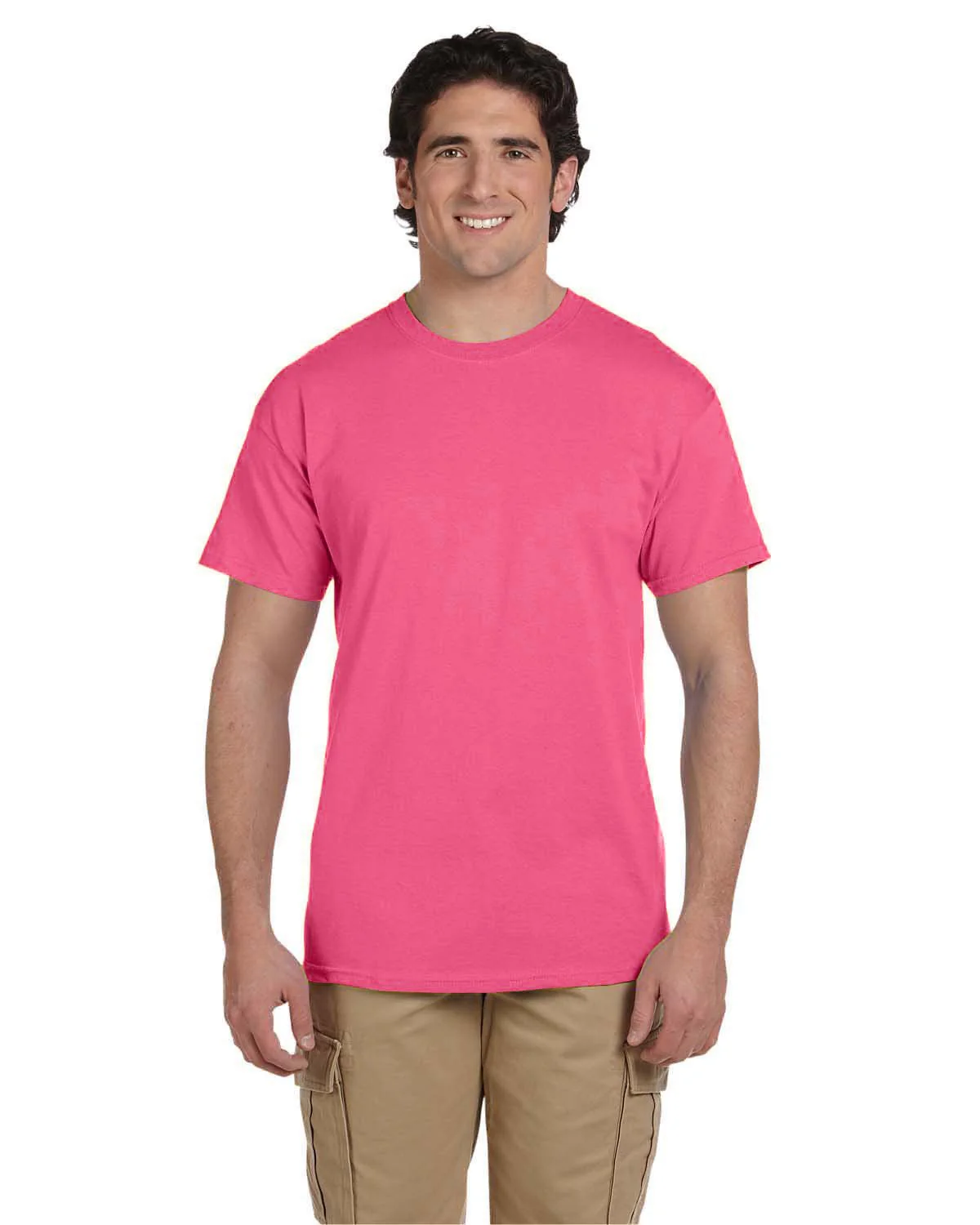 3931-Fruit of the Loom-NEON PINK - Cheap-Us