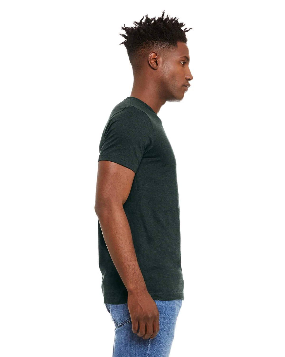 3001CVC-Bella + Canvas-HEATHER EMERALD - Cheap-Us