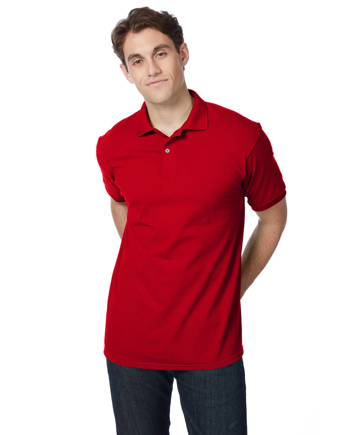 054-Hanes-DEEP RED - Cheap-Us