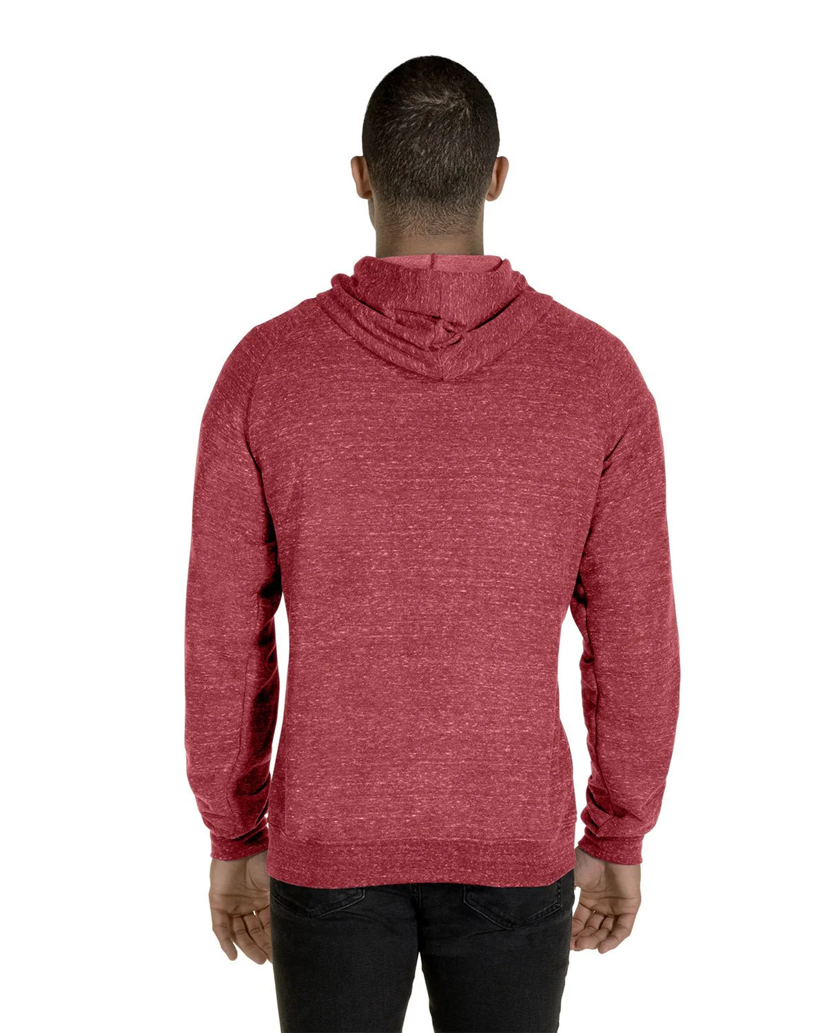 90MR-Jerzees-RED SNOW HEATHER - Cheap-Us