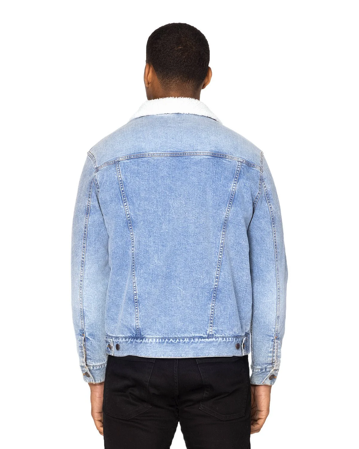 372J-Threadfast Apparel-LT DENIM/ OF WHT - Cheap-Us