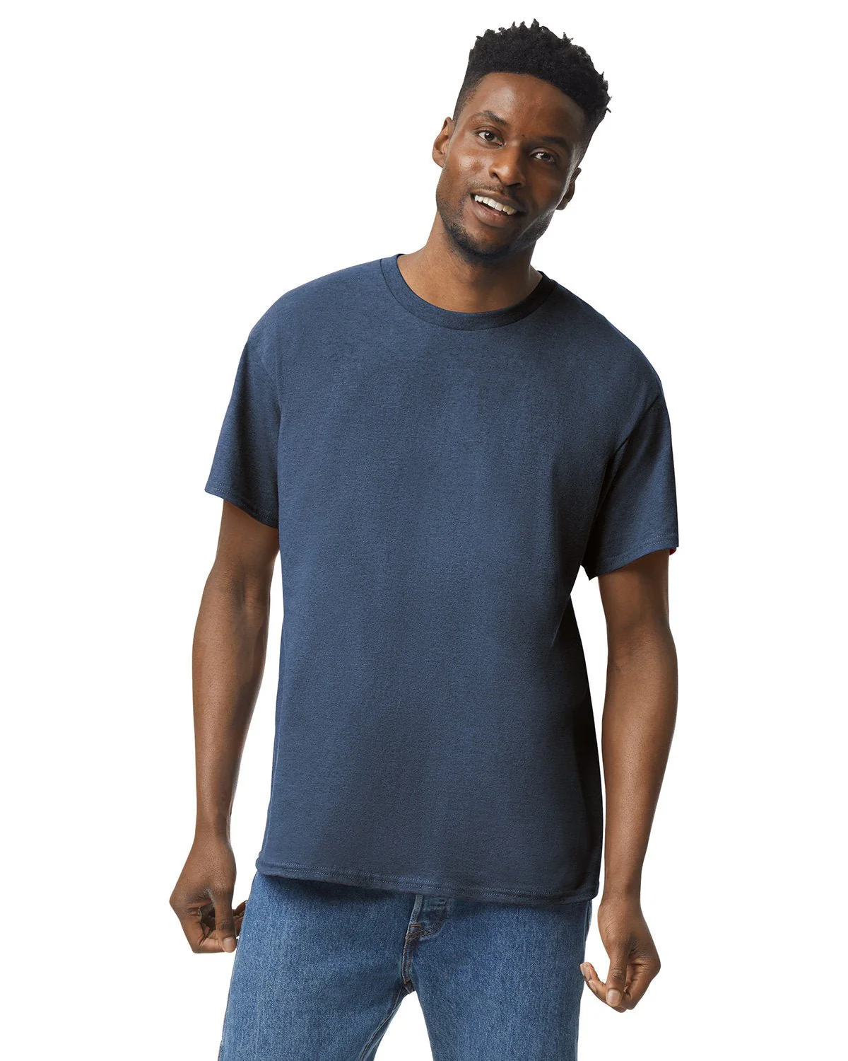 G500-Gildan-HEATHER NAVY - Cheap-Us